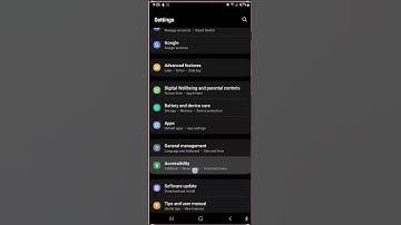 Samsung Galaxy S22 Ultra : How to turn on or off color filter feature via accessibility button