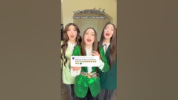 Thumbnail of Maryam Name Song In Urdu! 🇵🇰🥰🇮🇳 K3 Sisters #shorts #urdu #pakistan #india #song #viral #band