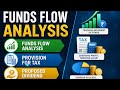 Provision for tax and proposed dividend in funds flow analysis