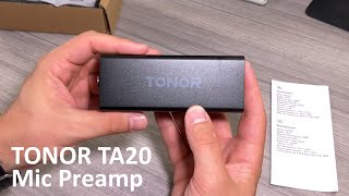 Your SM7B needs this Tonor TA20 Mic Preamp | Best Cloudlifter Alternative?