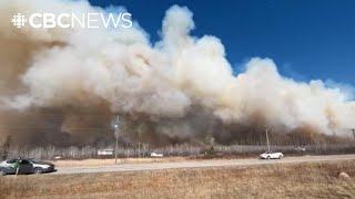 Homes Destroyed As Large Gr Fire Burns In Manitobas Peguis First Nation