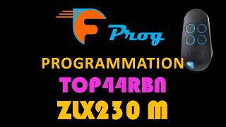 CAME TOP44RBN remote control on ZLX230M