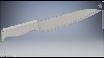 Học inventor cơ bản: Vẽ con dao bằng inventor