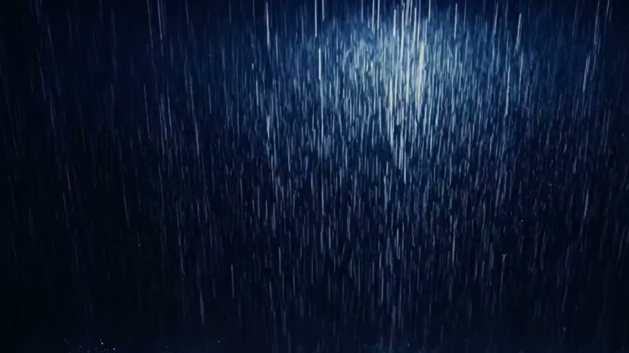 [No Ads] Rain Sound On Window with Thunder Sound, Heavy Rain for Sleep, Study and Relaxation,