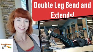 Fey Fitness: Double Leg Table Top Bend and Extends