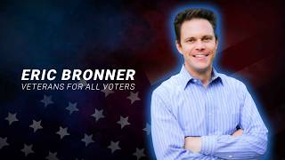 Eric Bronner inspiring veterans - Veterans for all Voters