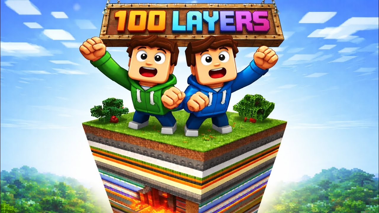 Мой брат против меня: кто выживет в испытании «100 случайных слоев»?!