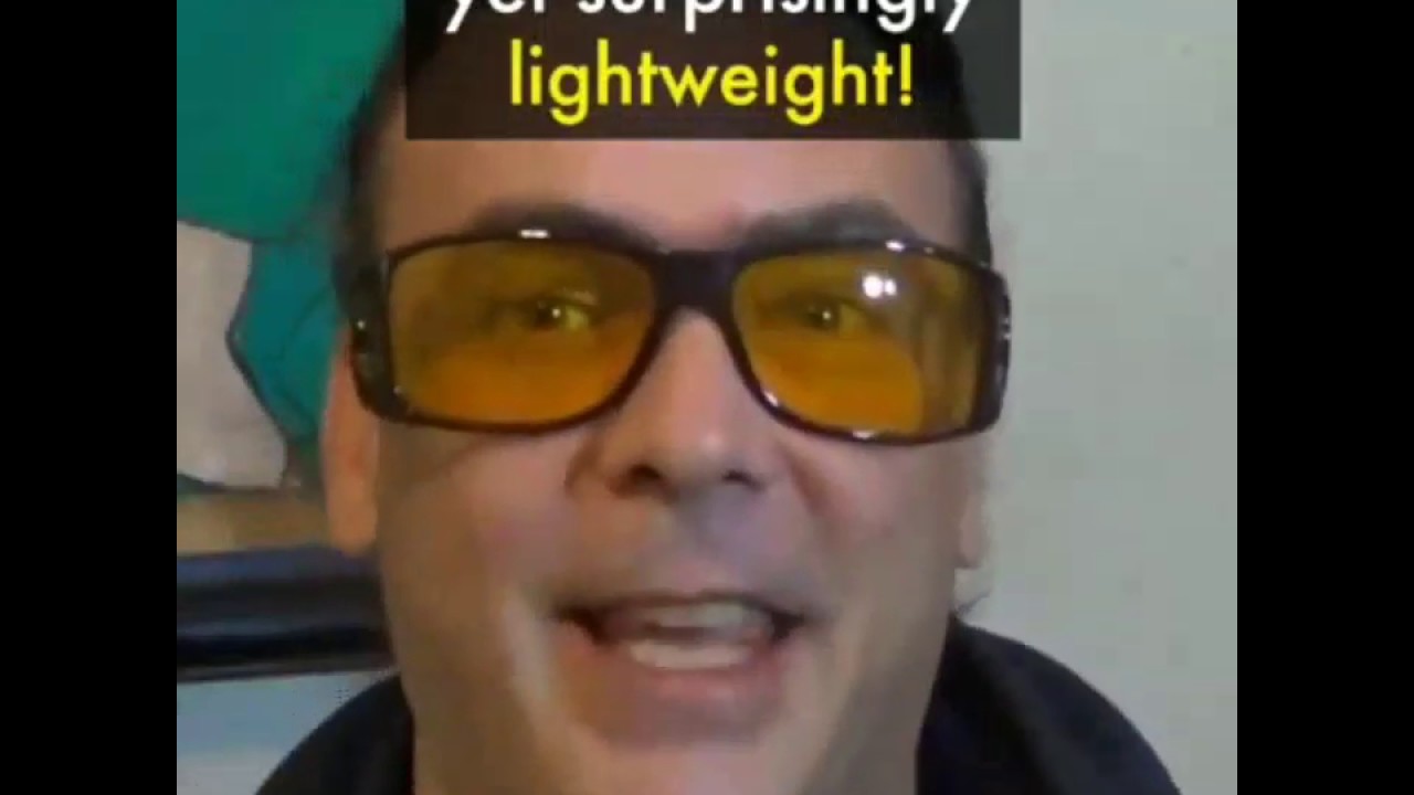 Unisex HD Night Vision Driver Goggles w UV Protection