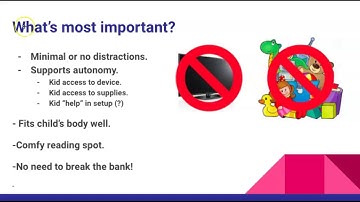 Home Learning Space Set Up