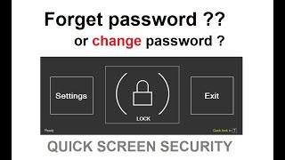 Forget password on QSS ?? (Quick Screen Security) screenshot 5