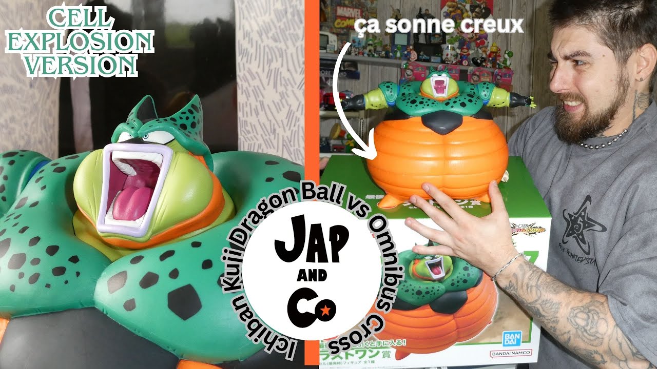 ICHIBAN KUJI DRAGON BALL VS OMNIBUS CROSS   FIGURINE CELL EXPLOSION VER  LAST ONE