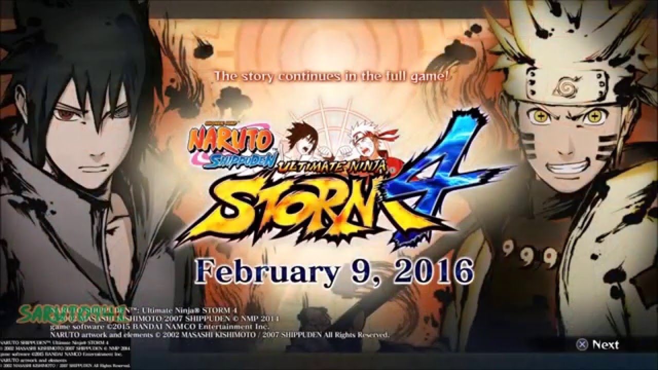 Naruto Ultimate Ninja Storm 4 Charaktere