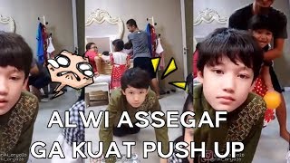 LUCU!! ALWI ASSEGAF MAU PUSH UP, TAPI MALAH GA KUAT!!
