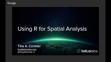 ABCD GIS  OCT 2017 - Tina Cormier - R for Spatial Analysis