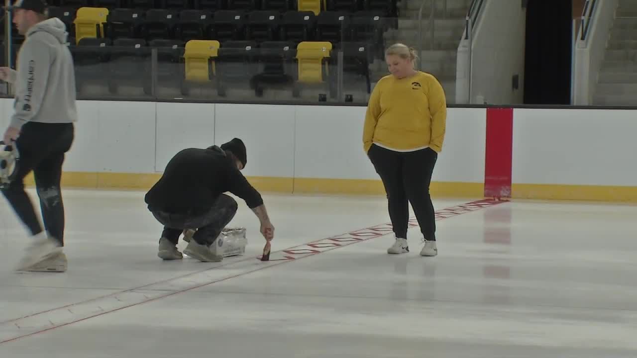 How to install the ice at Coralville's 'Xtreme Arena' YouTube