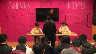 160220 【拍客】SNH48美少女邱欣怡上戏艺考引围观