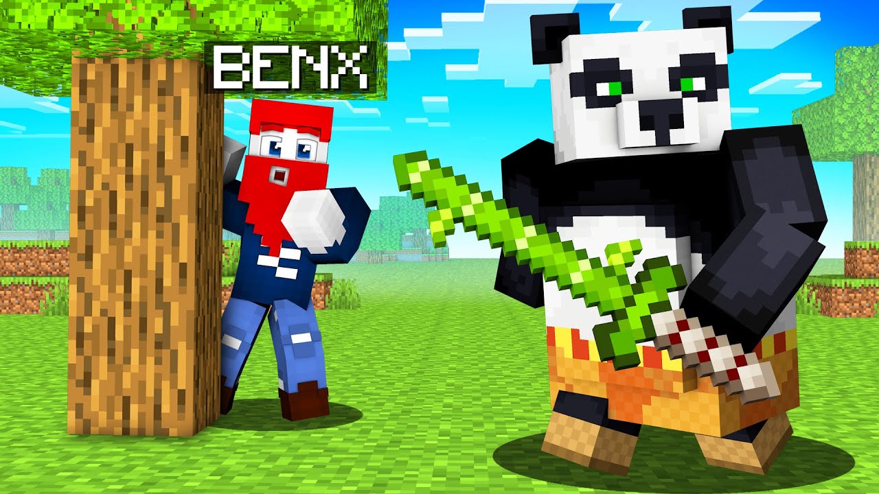 Kung Fu Panda HIDE AND SEEK! in Minecraft