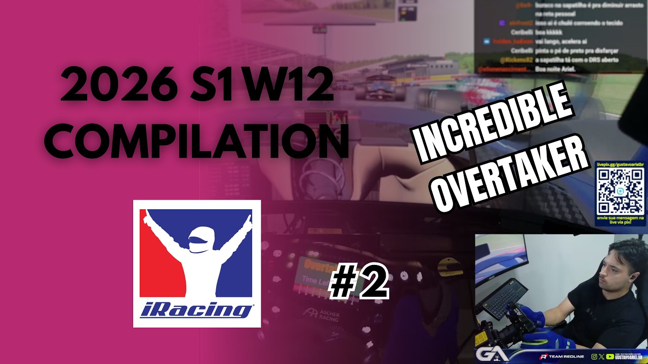 iRacing Season 1 Week 12 2026 #2 – Crash Compilation | Wrecks, Saves & Incidents