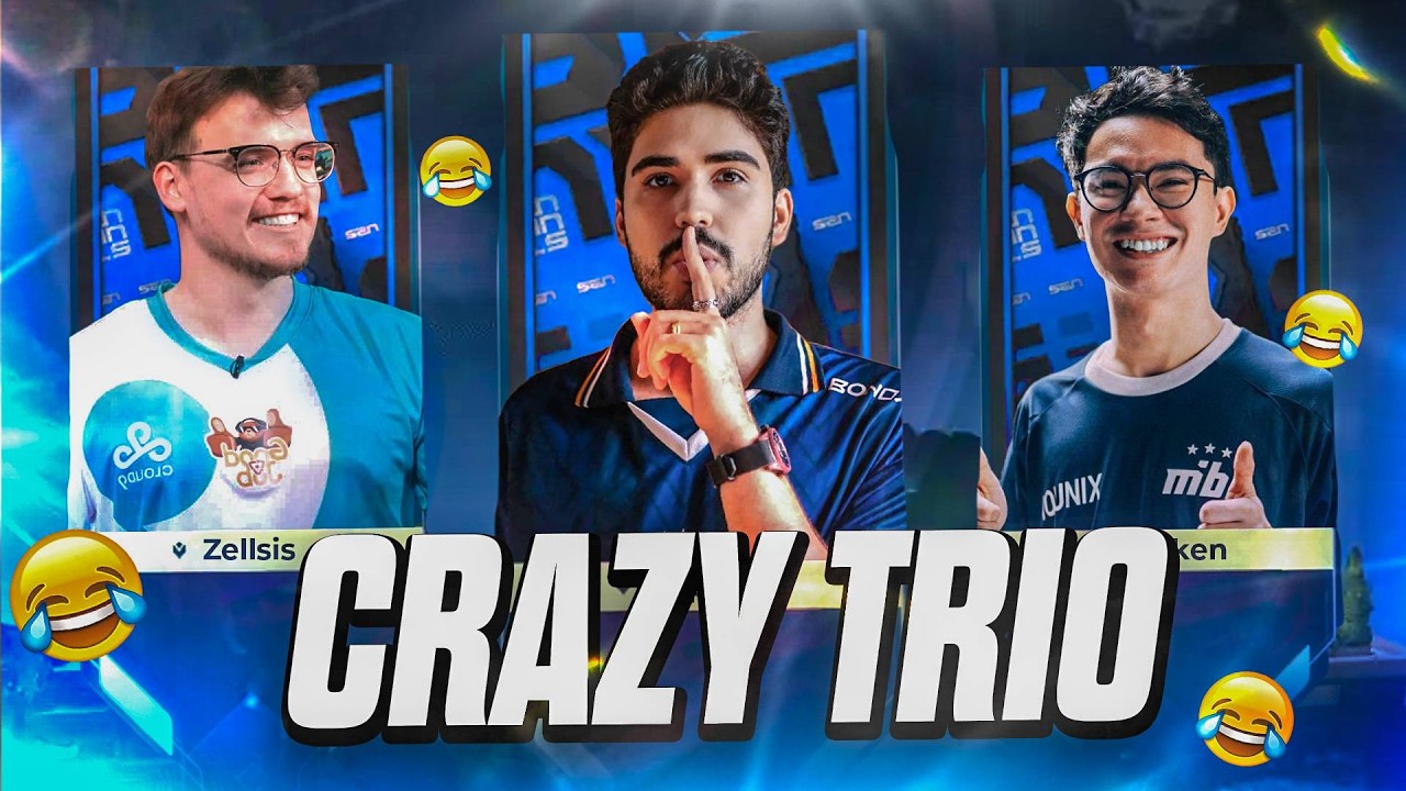 ISSO ACONTECE QUANDO 3 PROS SE ENCONTRAM !!!😂 | aspas