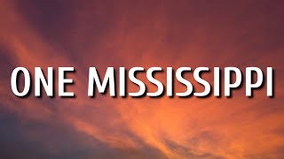 Video thumbnail of "Kane Brown - One Mississippi (Lyrics)"