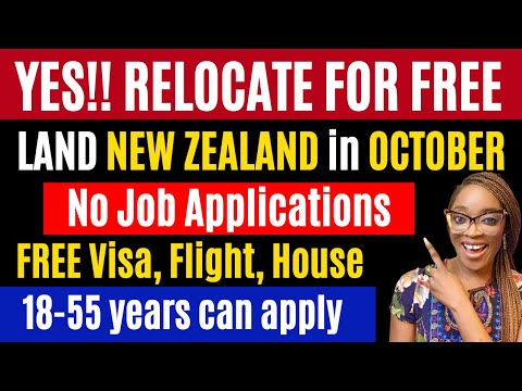 FREE New Zealand Work Visa 2023 | Full Visa Sponsorship | Free Flight Ticket and Accommodation