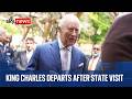 King Charles departs US after four-day state visit