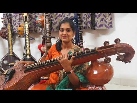 Thalaiyai kuniyum thamaraiye  Veena cover  Illayaraja oru odai nadhiyagirathu  Ranjani mahesh