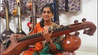 Thalaiyai kuniyum thamaraiye | Veena cover | Illayaraja| oru odai nadhiyagirathu | Ranjani mahesh