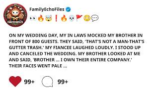 My In-Laws Mocked My Brother at My Wedding—Then 800 Guests Heard the Truth