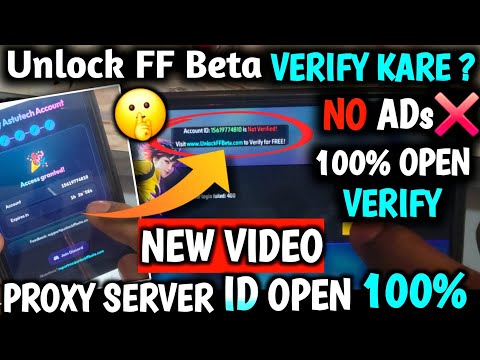 Unlockffbeta Verify Proxy Server Account Id Is not Verified! Verify astutech account| Unlock FF beta