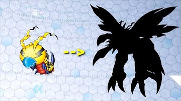 Kunemon Evolution - Flymon Metamorphosis Style!
