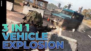 3 in 1 Vehicle Explosion - #WarzoneMeme