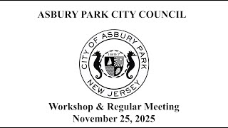 Asbury Park City Council Meeting - November 25, 2025