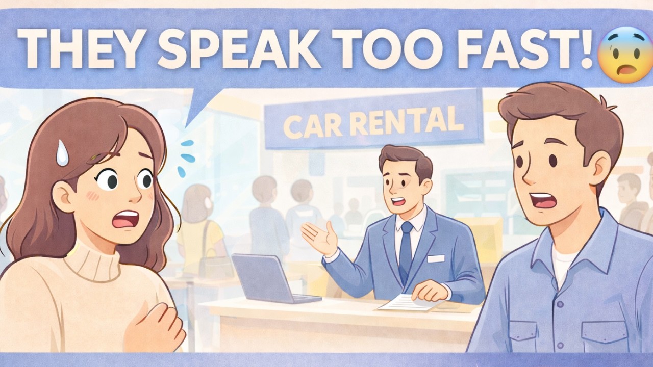 Renting a Car in English 🚗 | Real Travel English Conversation