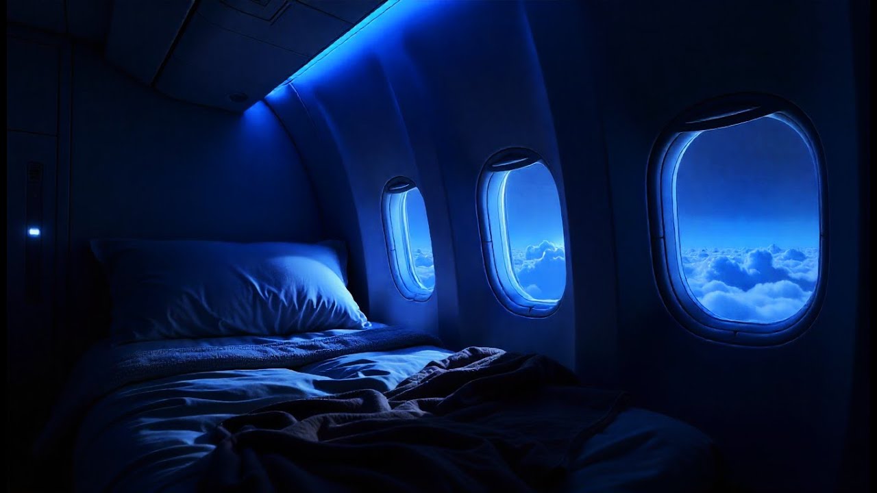 Спите, как будто вы в самолете | ASMR Airplane Ambience для глубокой релаксации и концентрации внима
