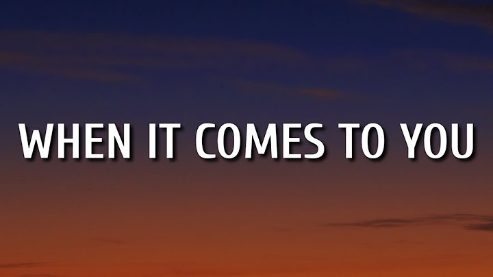 Cody Johnson - When It Comes to You (Lyrics)