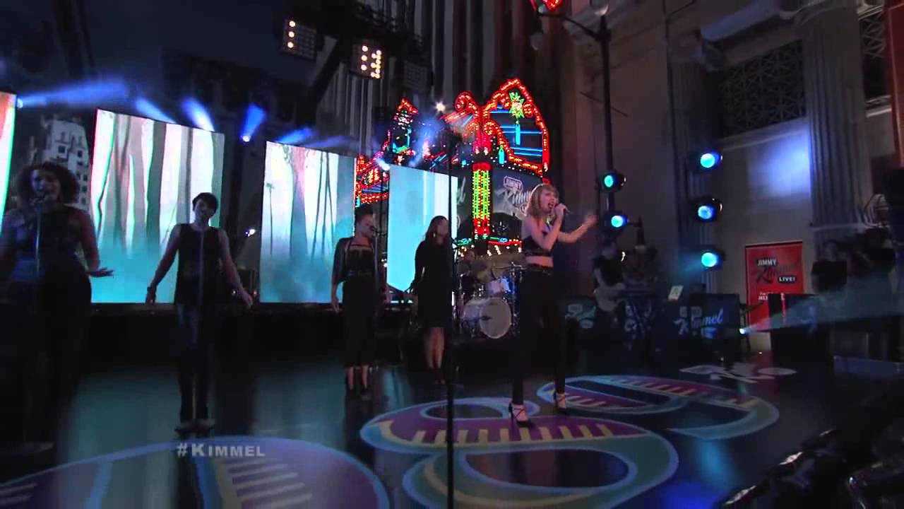 Taylor Swift “Out of the Woods” on Jimmy Kimmel Live