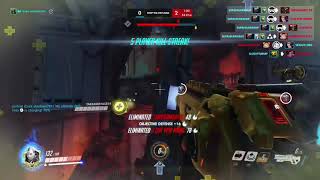 So...I did it again. (Overwatch) Sextuple Kill/Team Kill.