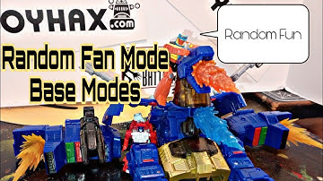 Random Transformers Fan Modes (Base Modes)