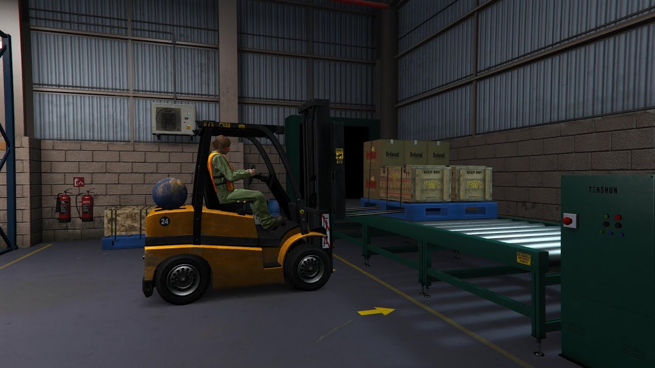 Grand Theft Auto Online - Add Jobs - Certified Forklift Operation 
