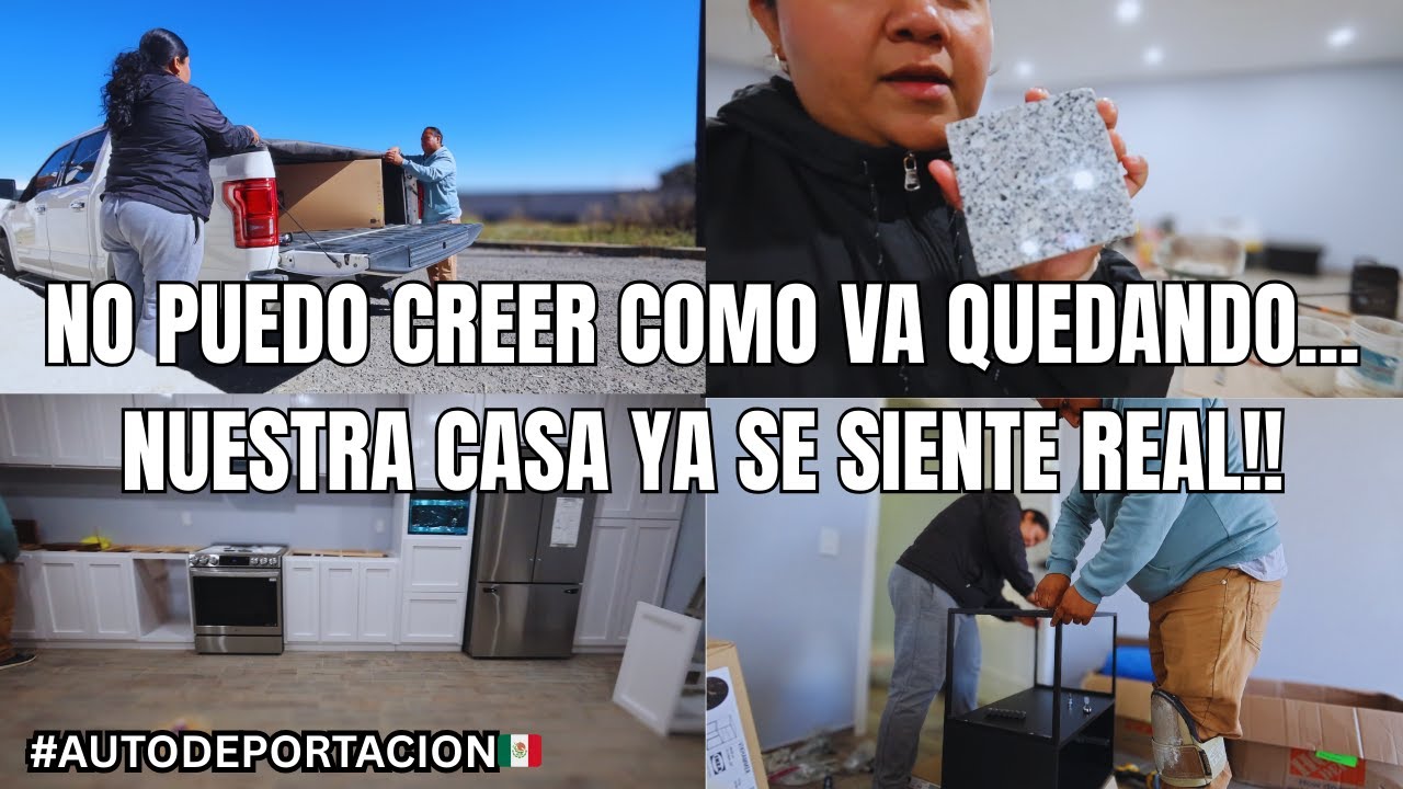 NO PUEDO CREER COMO VA QUEDANDO...NUESTRA CASA YA SE SIENTE REAL!😱 