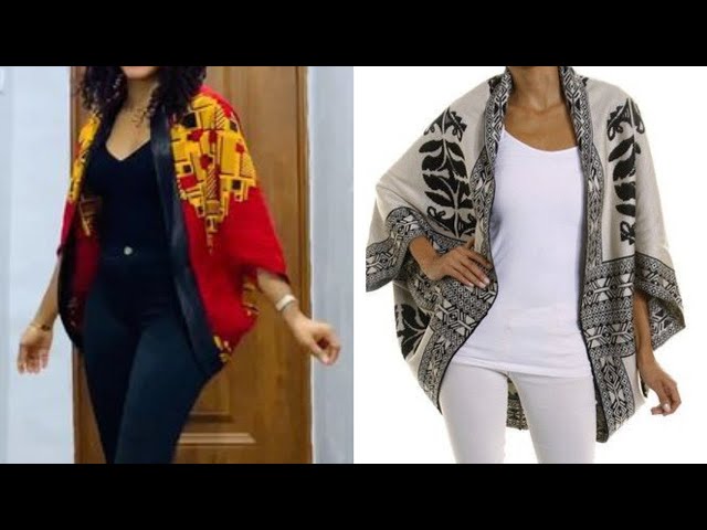 HOW TO CUT AND SEW A COCOON JACKET / TRIANGULAR SHAPED JACKET