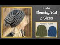 Crochet Slouchy Hat