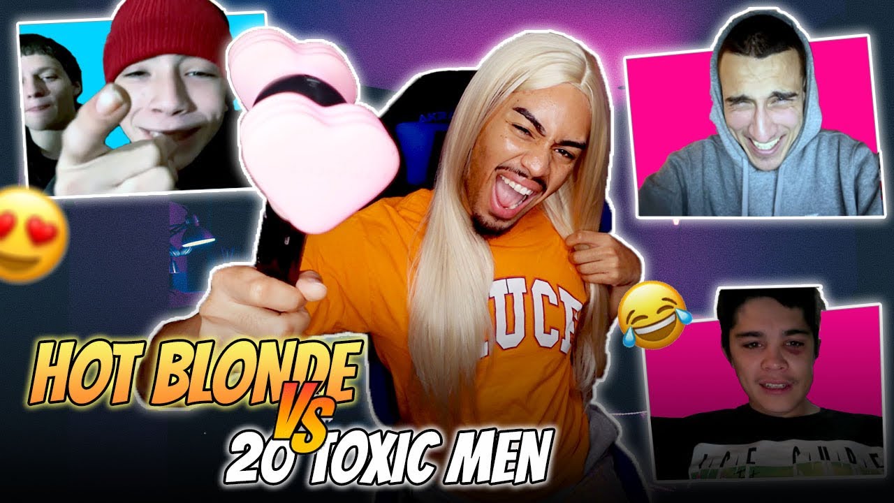 HOT BLONDE🔥 VS 20 TOXIC MEN🤮 on OMEGLE | Tonio | #omegle  #ometv