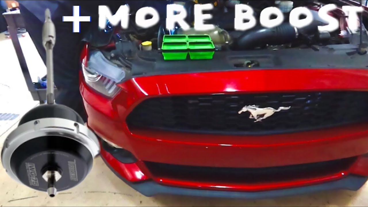 ADDING Two TURNS Of Preload To Wastegate On Ecoboost Mustang YouTube