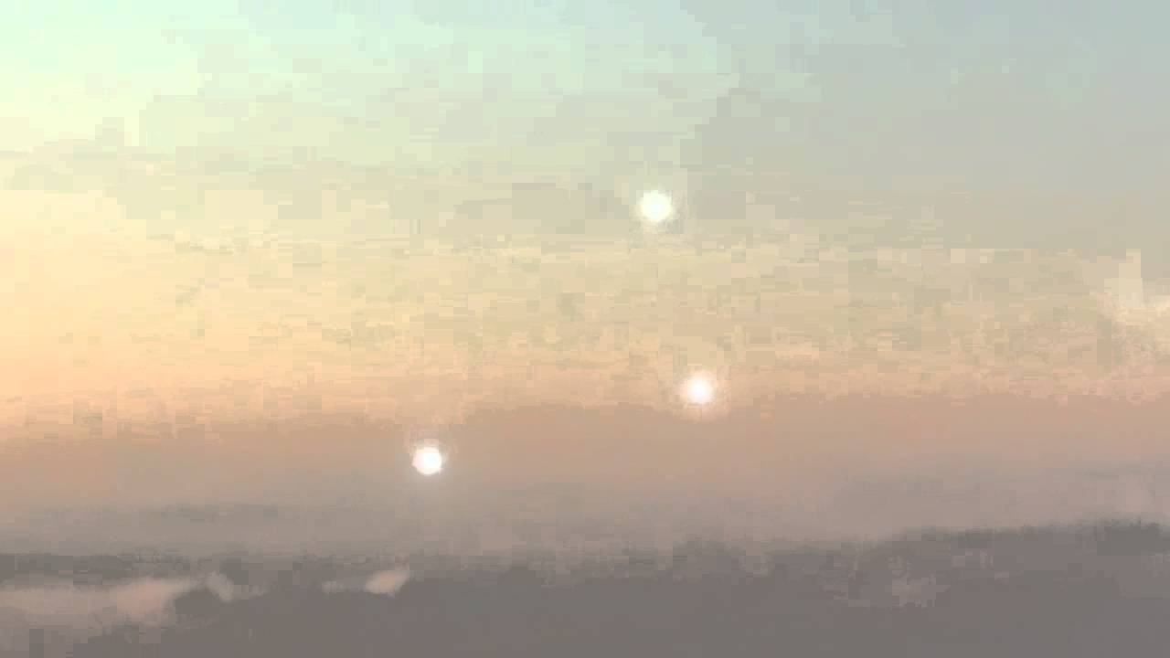 UFO (three orbs) filmed by airline passenger over Atlanta