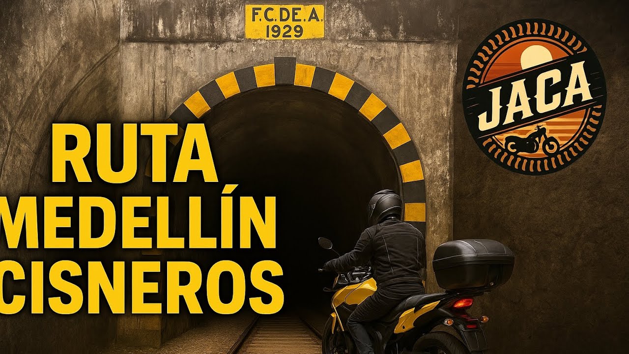 Motovlog Medellín a Cisneros 🏍️| Túnel de La Quiebra, charcos y ferrocarril antioqueño🚂