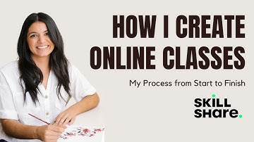 How I Create Skillshare Classes: My Complete Process from Start to Finish