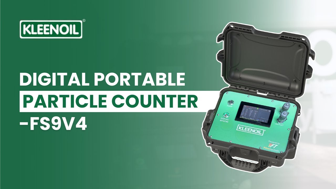 Digital Portable Particle Pal FS9V4 | Real-Time Oil Cleanliness & Moisture Analysis by Kleenoil
