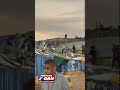 Eyewitness video shows people running through the Beni Ansar border-crossing complex